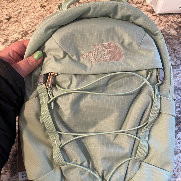 Borealis Mini North Face Backpack in Misty Sage - Picture 1 of 4